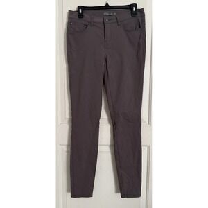 PrAna Briann Hiking Utility Outdoor Pants Womens Sz 8 Reg Inseam Gray Stretch